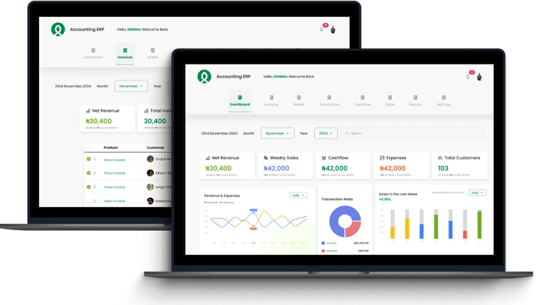 Accounting Environment (Financial Control & Compliance) Mockup
