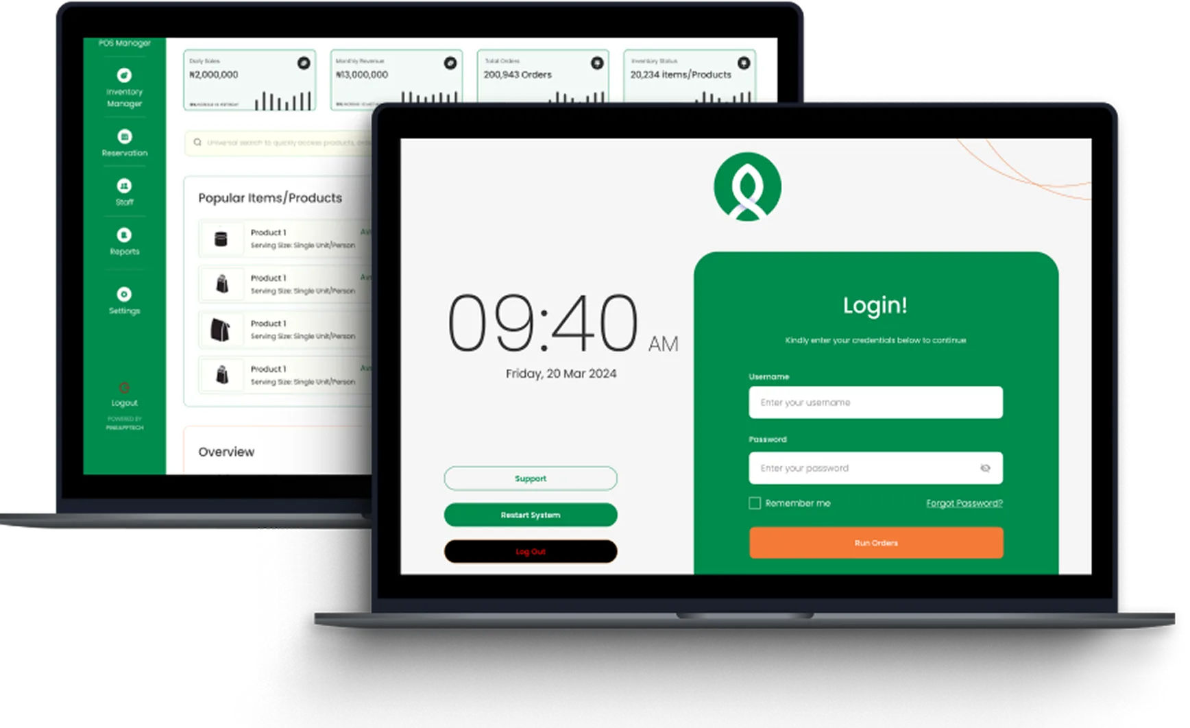HR Environment (Staff & Access Control) Mockup