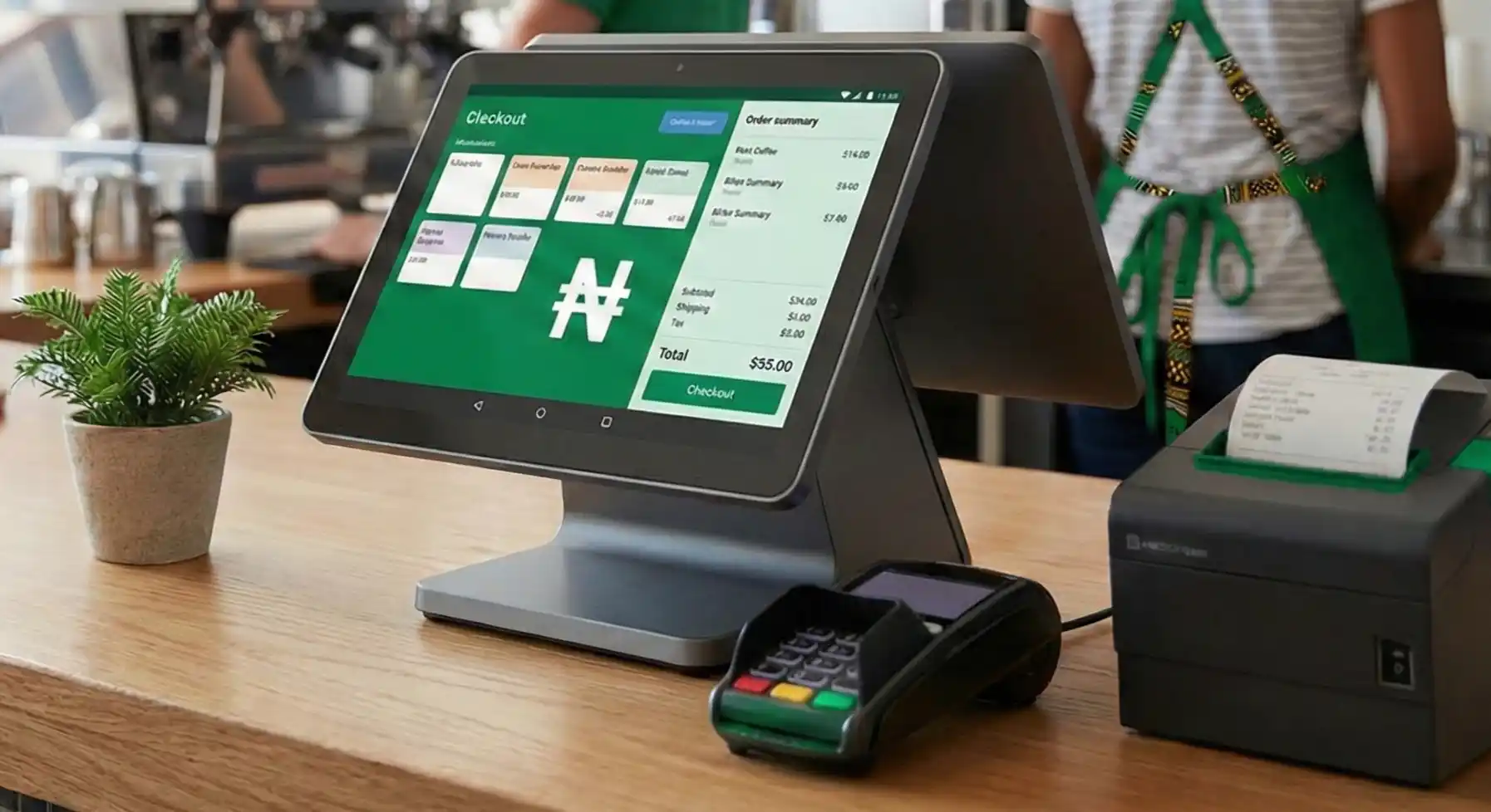 POS Terminal (For Sales Staff) Mockup